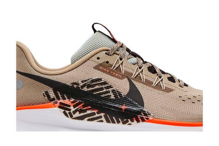 Nike Pegasus Trail 5 Khaki Hyper Crimson Vintage Coral Samtbraun (G