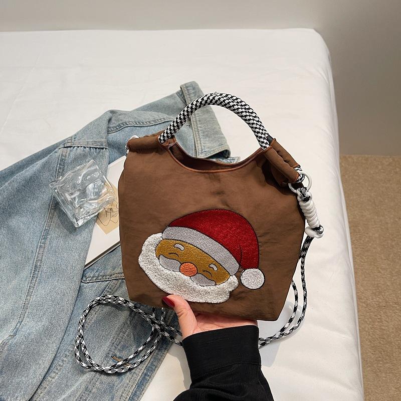 The same Santa Claus women's bag fashionable versatile small bag shoulder messenger bag girls handbag mini satchel