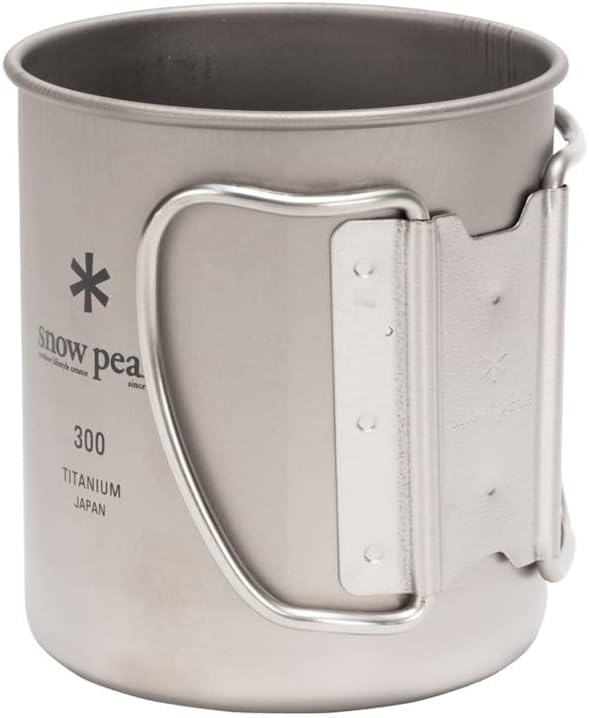 Kubek Snow Peak Titanium Pojedynczy kubek Pojemność 300ml Kubek Lekki Outdoor Camping MG-142