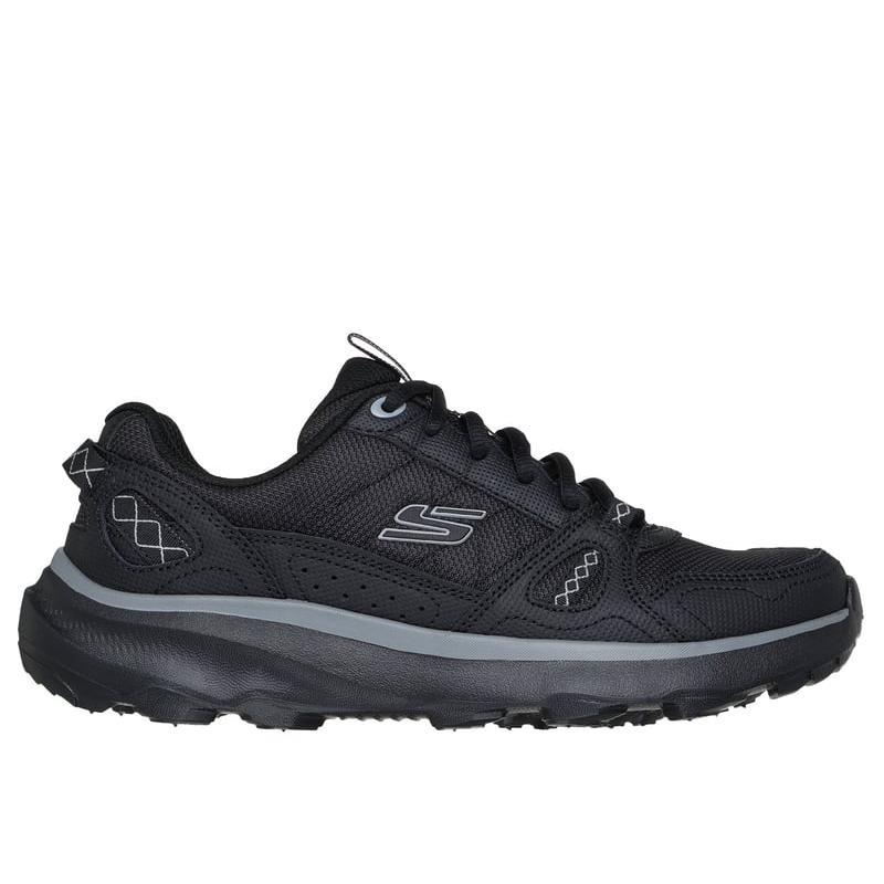 Skechers Ridge Oak Gateway Trail Women Black Low Top Casual Shoes Trendy Comfortable 180233-BBK