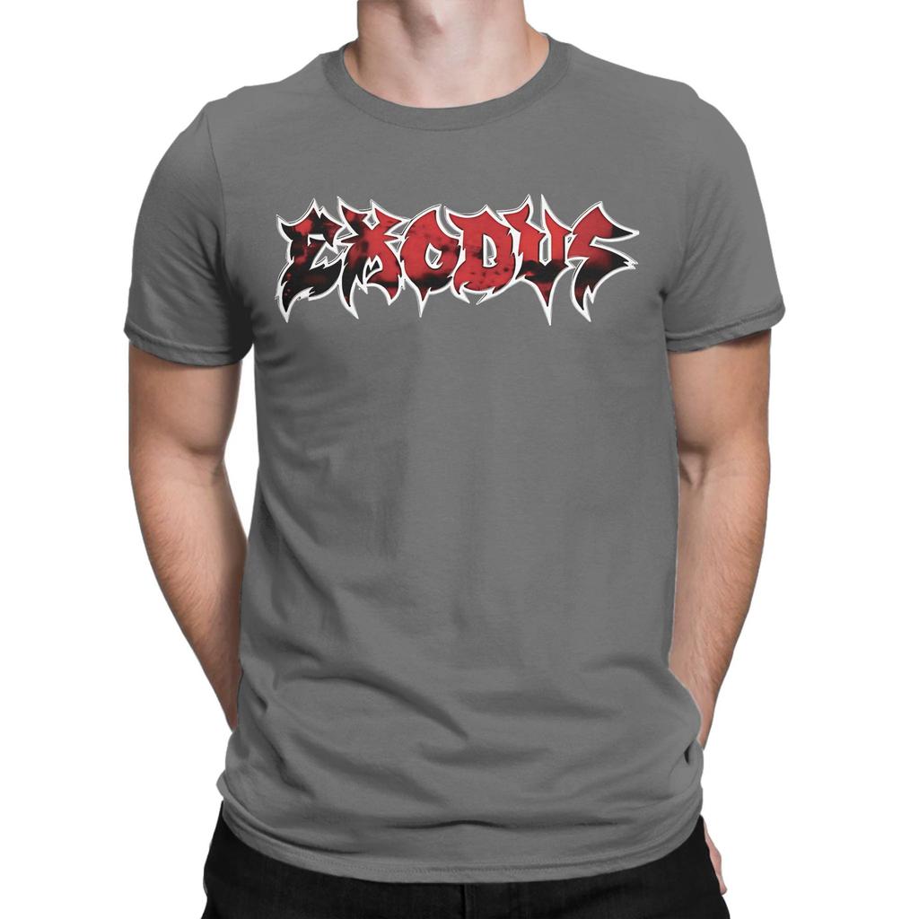 Men Women Graphic Printing Heavy Metal Exodus Tee T Shirt 100% Cotton T-shirts Clothing