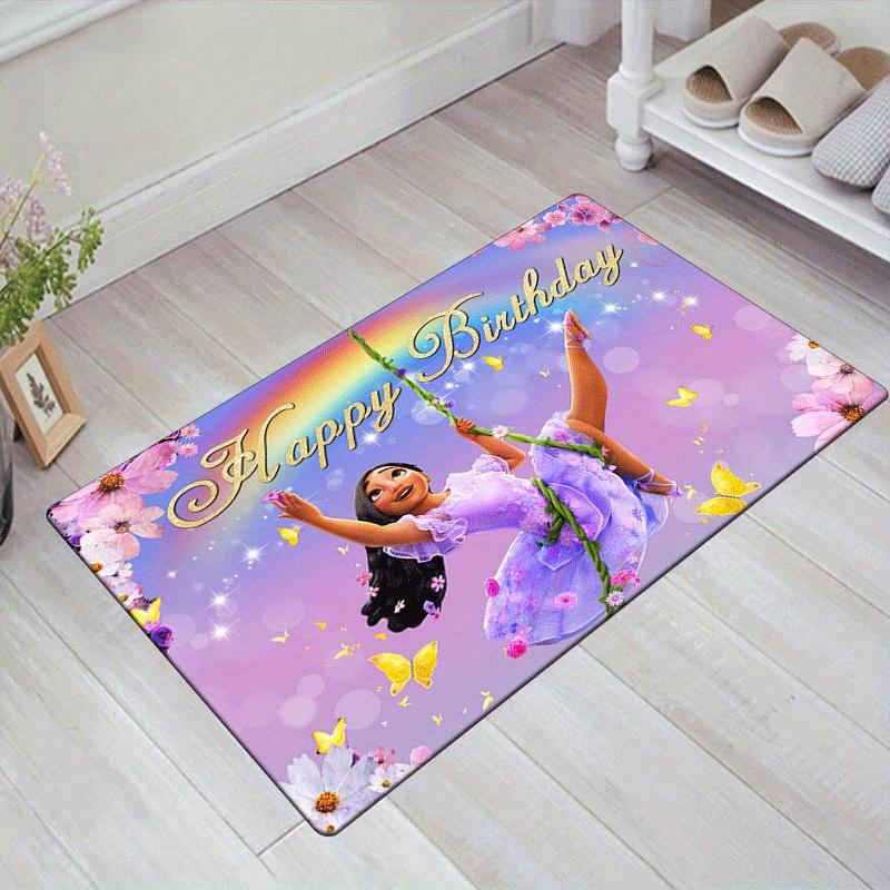 

1pc Princess Pattern Area Rug Soft Flannel Floor Mat for Living Room,Office,Bedroom and Carpet 60cm by 90cm