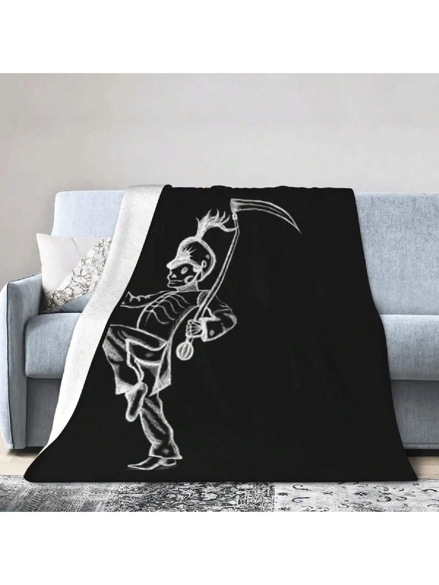 MCR S Black Parade X Reaper Fine Fleece Ultra Soft Blanket 75X95CM