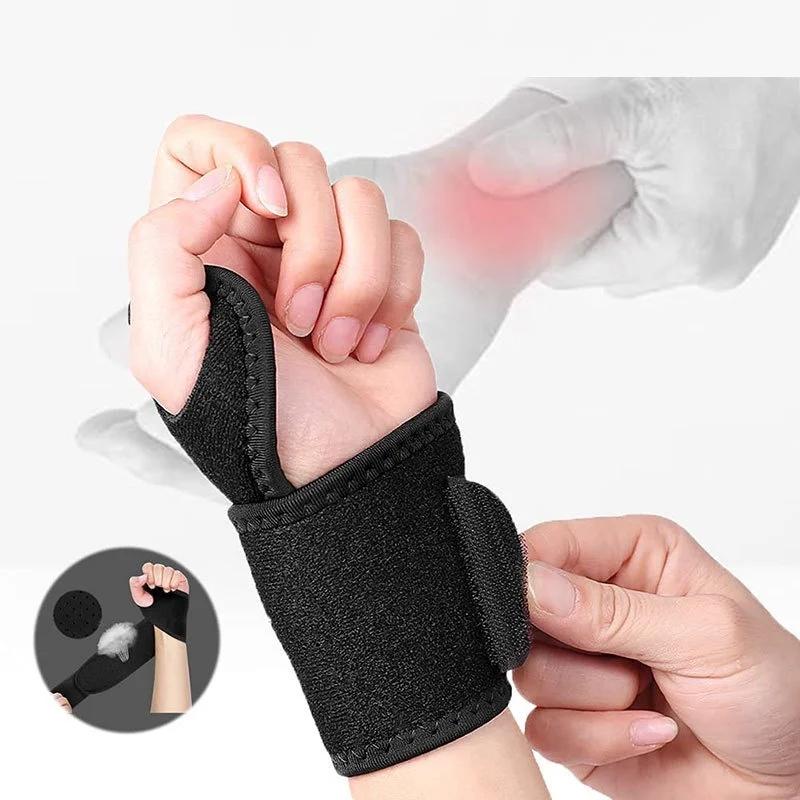 Adjustable Wrist Brace Perfect for Women & Men Support Wrap Strap Hand Carpal Tunnel Brace Fitness Suitable Both Right Left Hand