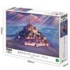 EPOCH 1000 Piece Jigsaw Puzzle Mont Saint-Michel - France (50x75cm) 09-048s with glue and spatula with score ticket EPOCH