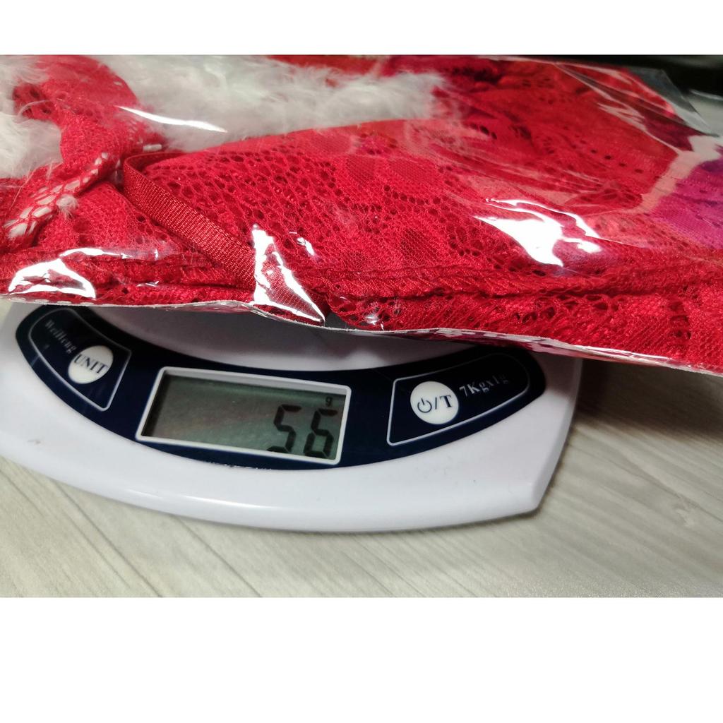 European & American Christmas Lace Erotic Lingerie - Sexy Sheer COS Girl Outfit