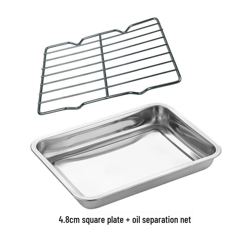 Stainless Steel Baking & Roasting Pan with Rack