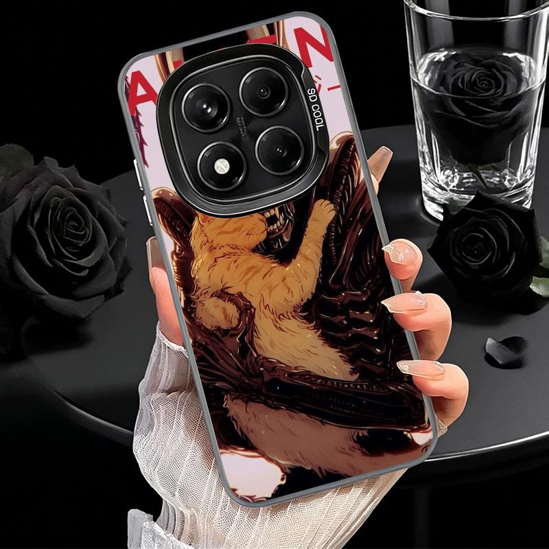 Cool A-Alien X-Xenomorph Soft Phone Case for Xiaomi Redmi Note 13 14 15 Pro Plus 12S 12 11S 11 11T 10S 10 Shockproof Cover Back