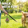 Portable Silicone Dog Waste Bag Dispenser with Carabiner Clip - Convenient Pet Poop Bag Holder for Outdoor Cleaning and Travel -