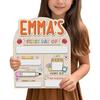 First Day of School Sign Wooden Education Milestone Sign Keepsake Dry Erase Board Back To School Gifts for Kids