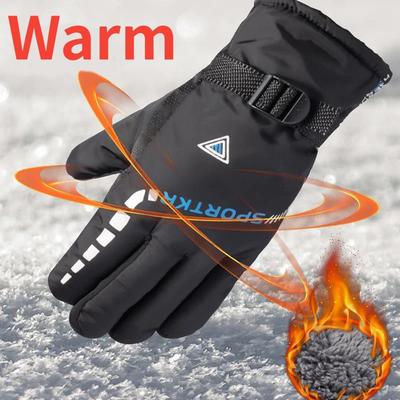 Winter Warme Handschuhe Outdoor Ski Motorrad Männer Wasserdichte Winter Fahrradhandschuhe Winddicht Fahrrad Reiten Motorrad Warme Handschuhe