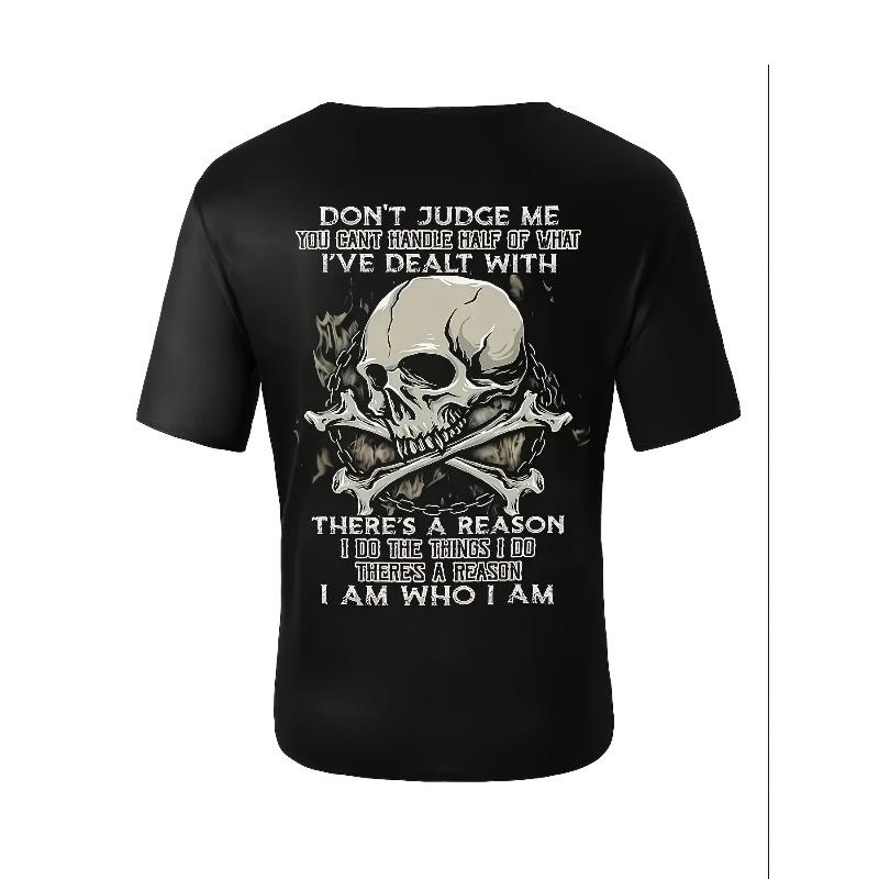 European Size 2025 New Men'S Summer 3D Digital Printed Short Sleeved Landscape T-shirt