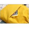 Solid Color Canvas Drawstring Backpack With Front Pocket And Rope Shoulder Straps For School Daily Travel Casual Student Storage Bag