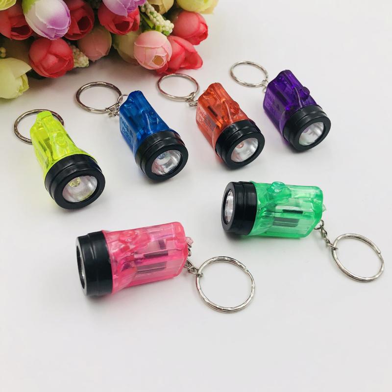 Mini Flashlight Multi-Functional Portable Small Mining Lamp Keychain Pendant