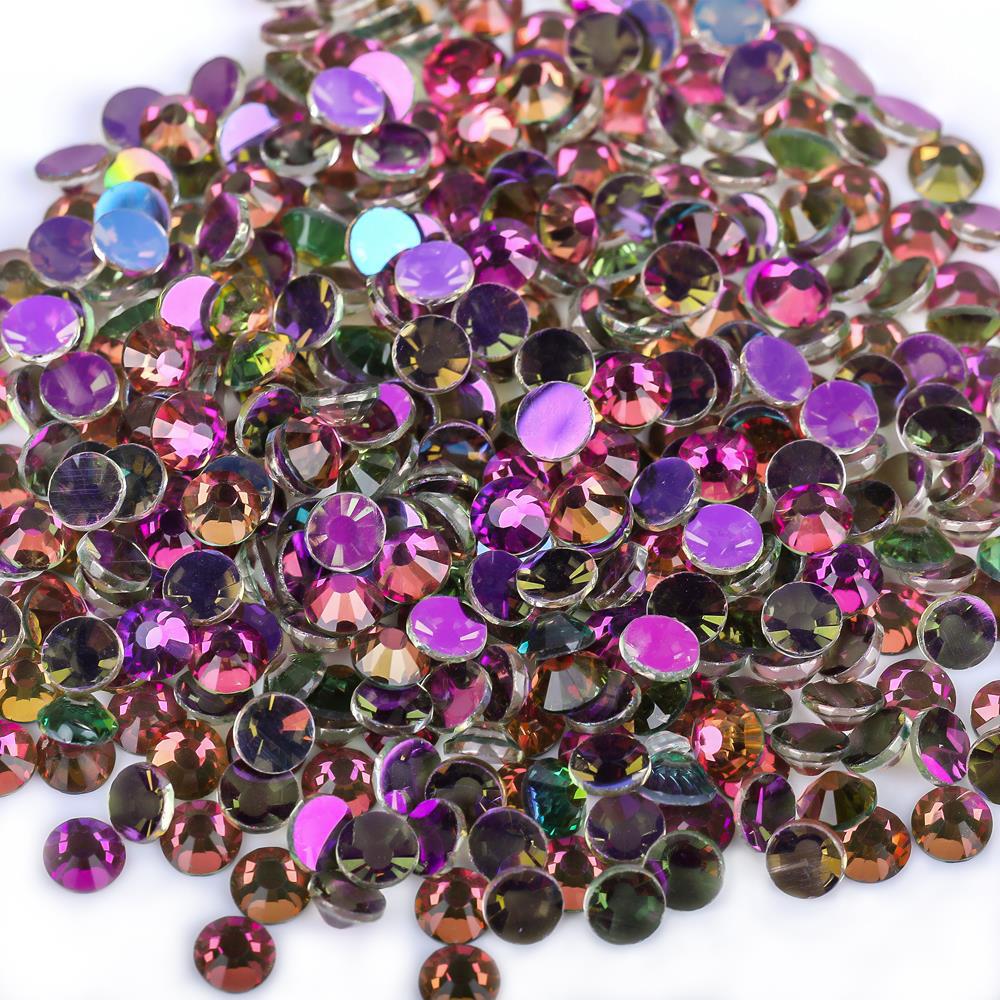 Weichen Aurora Diamond Series Fluorescent Diamond Glass Rhinestone Neon, Luminous Nail Art Jewelry Nail Mobile Phone Accessories