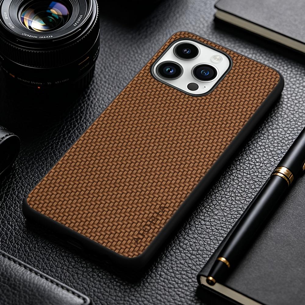 Phone Case: New Fashion Phone Case for iPhone 15 14 13 Pro Max Plus Business Casual Faux Synthetic Leather Phone Cover