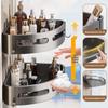 Punch-Free Bathroom Corner Storage Shelf
