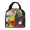 Sonnige und Melonen-Isolierte Lunchtasche für Kinder Schul-Kühlbox Thermische Lebensmittelbox Tragbare Lunchboxen Behälter