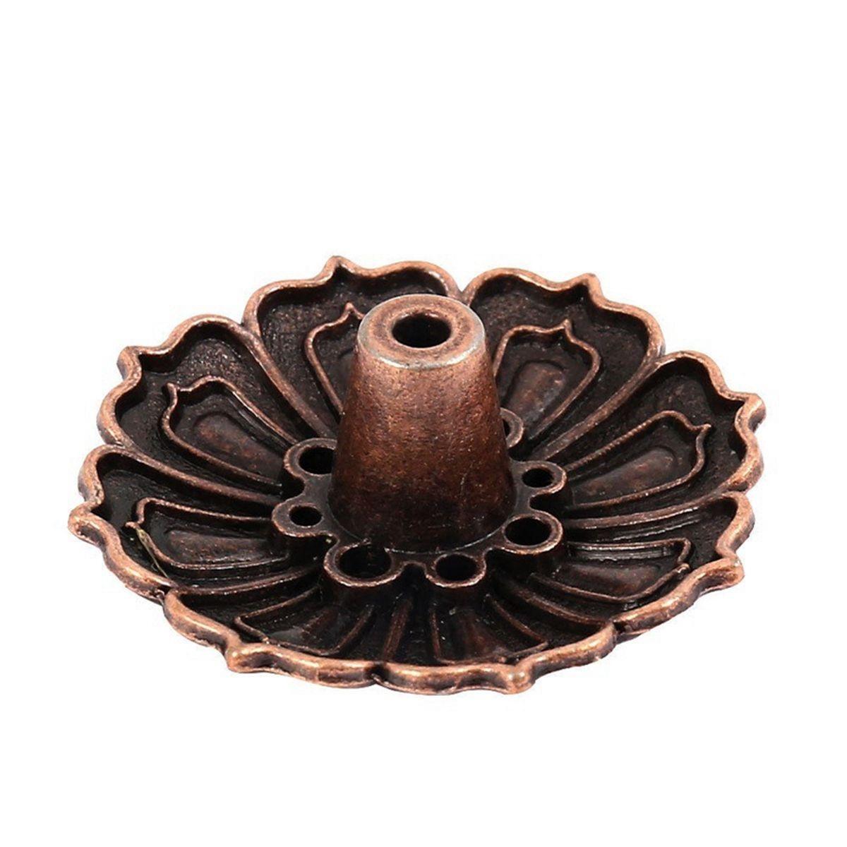 

Stick Cone Incense Perfume Fragrance Plate Buddhist Supplies Aromatherapy Craft Incense Holder медный красный