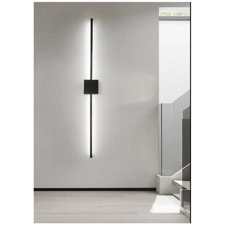 Modern LED Wall Lamp Minimalist Led Light Bedroom Bedside Long Strip Wall Sconces Living Room Sofa Home Indoor Lighting Fixture
