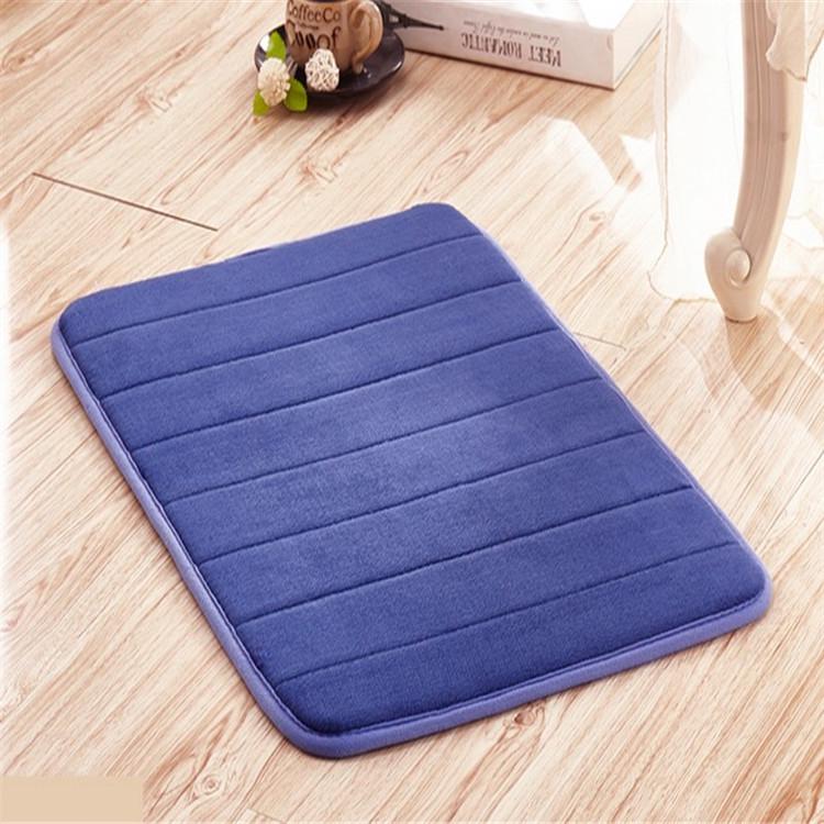 Microfibre Memory Foam Mat Absorbent Slip-resistant Rugs Pad Bathroom Shower Bath Non-slip Carpet