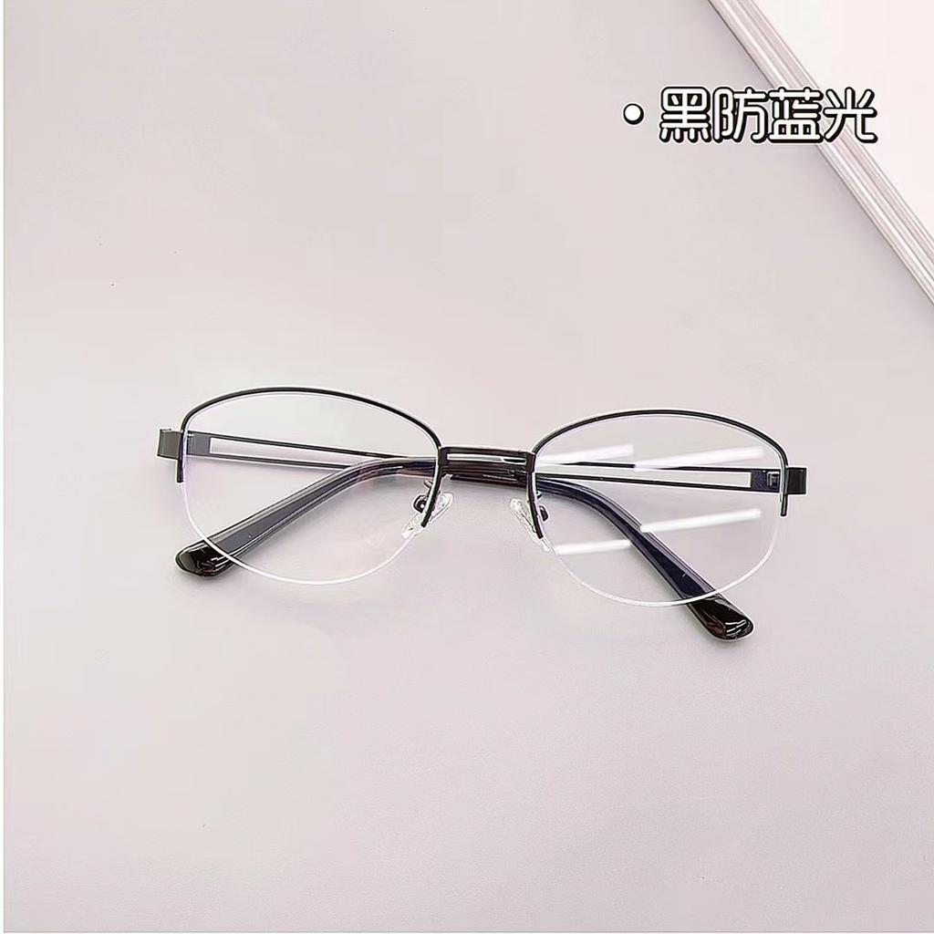 Designersolglasögon i koreansk stil för kvinnor, oval form, halvinfattade solglasögon för kvinnor, vintage hiphop solglasögon för män