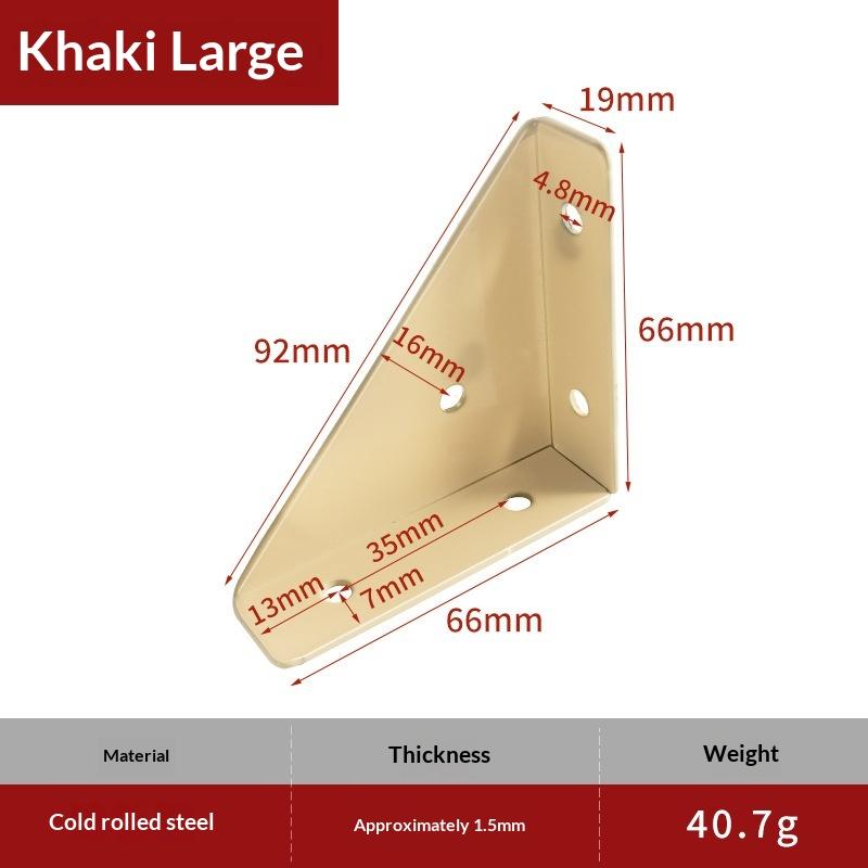 Thickened Triangle Fixed Angle Code 90 Degree Angle Furniture Corner Connector Brace Support Bracket