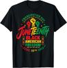 Juneteenth African 1865 American Freedom Black History T-Shirt
