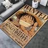 One Piece Monkey D Luffy Carpet Rug For Living Room Bedroom Home Sofa Decoration,kids Play Nonslip Floor Mat