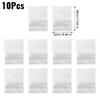10PCS 3 Size Toast Bag Packaging Bag, Self Sealing Bread Bag Wire Rolled Edge Baking Transparent Biscuit Cake Bag Sealing Pocket