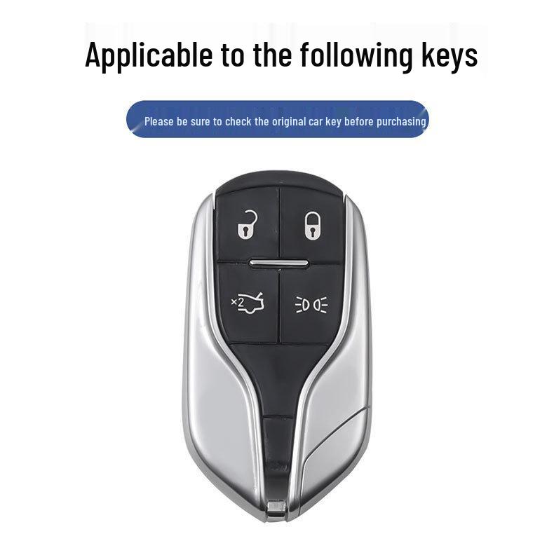 Maserati Levante/Ghibli Premium Key Case with Metal Shell