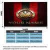 1PC Eintracht Frankfurt Custom Name Patterned Flannel Blanket Suitable For All Seasons for Home Decor Warmth and Comfort Gifts Holiday Present