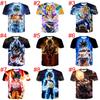 Vibrant Summer Tee Dragon Ball Z Goku Super Saiyan 3d Print Casual T-shirt Men Women Top