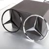 Autoaufkleber für Mercedes Benz 1 Stück 70mm Auto Motorabzeichen Haubenaufkleber 3D Metallemblem Dekoration Aufkleber für Mercedes Benz AMG A