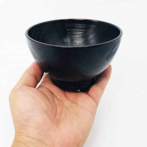 Maeju lacquerware Wooden Soup Bowls, Pair, Miyako, 4E-143