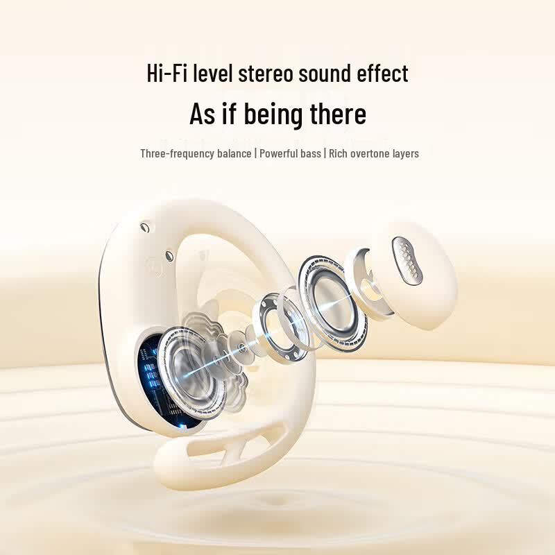 Recci REP-W103 Bluetooth 5.4 Low Latency Ear-hook Wireless Headphones