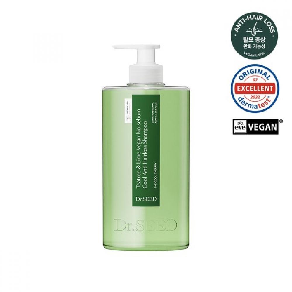 [dr.seed] Tea Tree   Lime Vegan Oily Care Cool Hair Loss Shampoo Large Capacity 1l