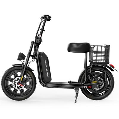 iScooter F7 Nessun ABE Monopattino Elettrico Motore 1000W Batteria 48V10.4Ah Pneumatici Gonfiabili da Neve da 16 Pollici E-Scooter per Uso Esterno Con Telaio Posteriore