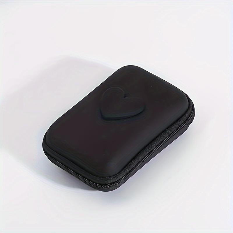 

3D Love Heart Наушники Кабель для передачи данных Сумки для хранения Зарядное устройство Power Bank Прямоугольная коробка Сумка на молнии Карманный чехол