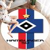 Hamburger Sportverein Round Area Rug,Carpet Rug for Living Room Bedroom Sofa Playroom Decor,Non-slip Floor Mat