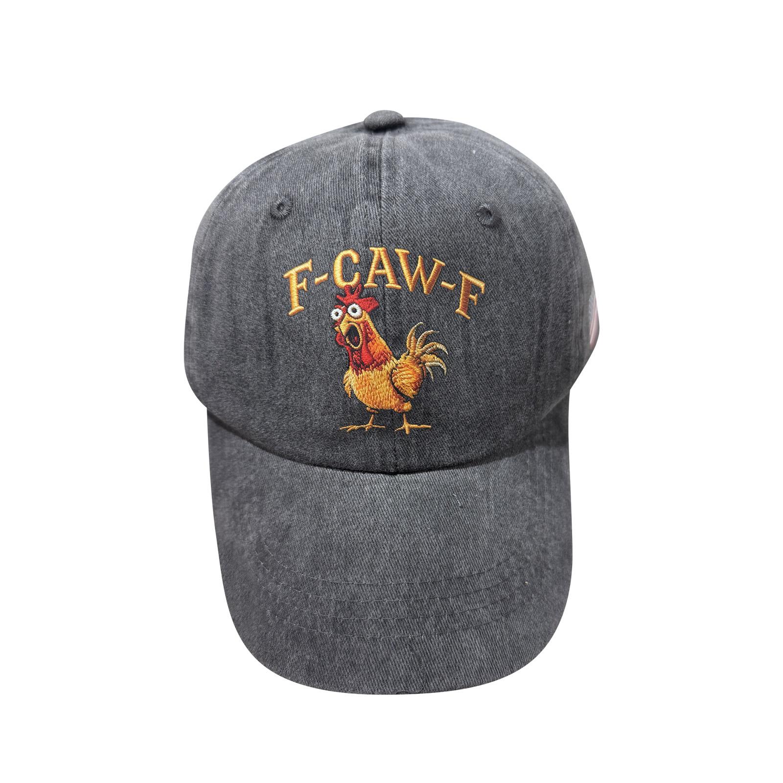 

Crow Pattern Baseball Cap, A Playful Baseball Cap For Bird Lovers, Printed . One Size серый