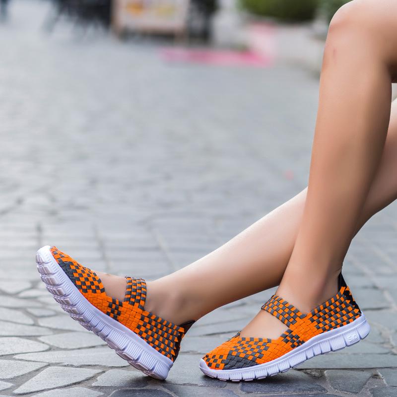 Breathable Lightweight Women's Elastic Slip-On Sandals for Spring & Summer