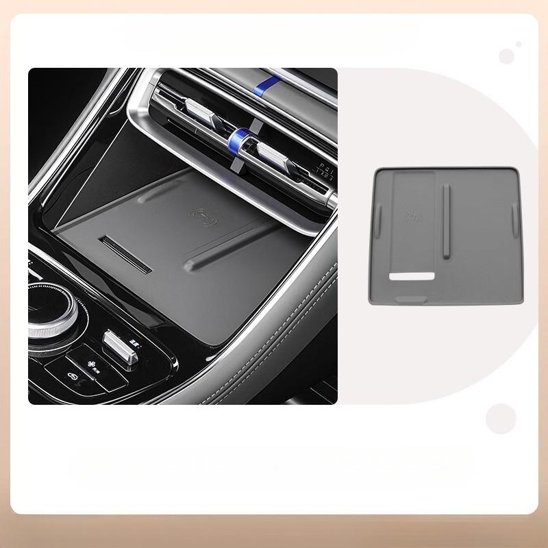 Central Control Cup Pad & Wireless Charging Panel Protective Pad for Geely Galaxy A7 - Silicone Interior Accessories