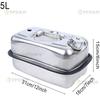 Portable Gasoline Can, 3L/5L Capacity, Emergency Fuel Can, Lightweight, Safe, Durable, Rust-Resistant, Stable, Ultra-Tough, Impact-Resistant, Long-Las