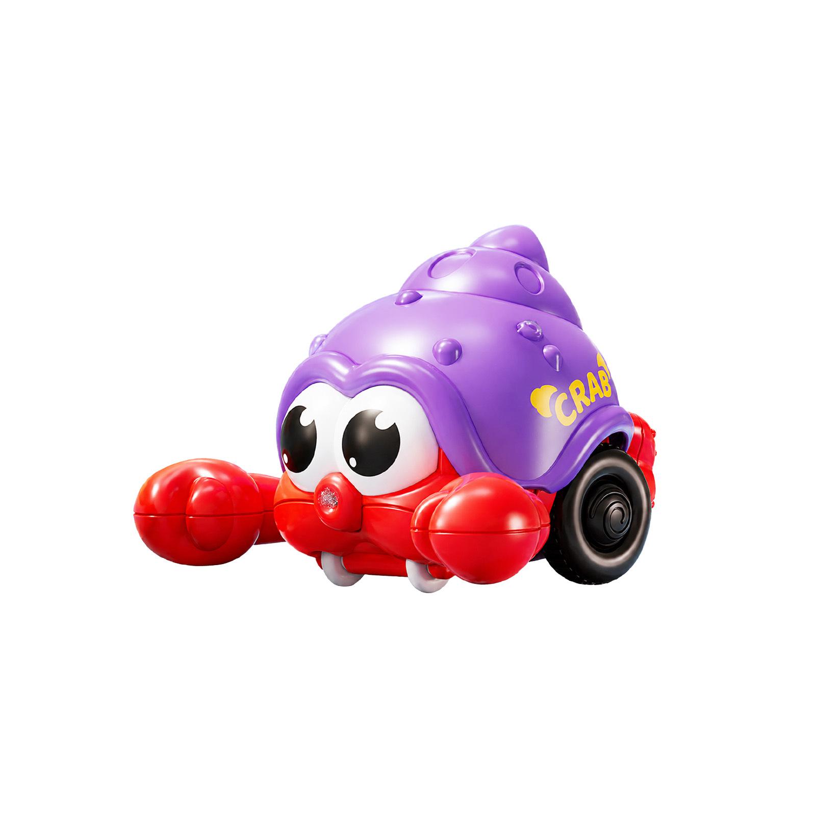 DOWMOO Hermit Crab Pull-String Purple Cartoon Style Bath Toy for Children
