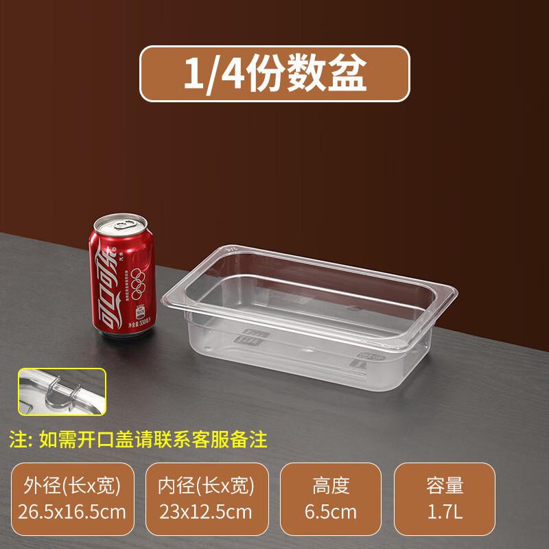 Clear Acrylic Rectangular Buffet & Catering Food Pan