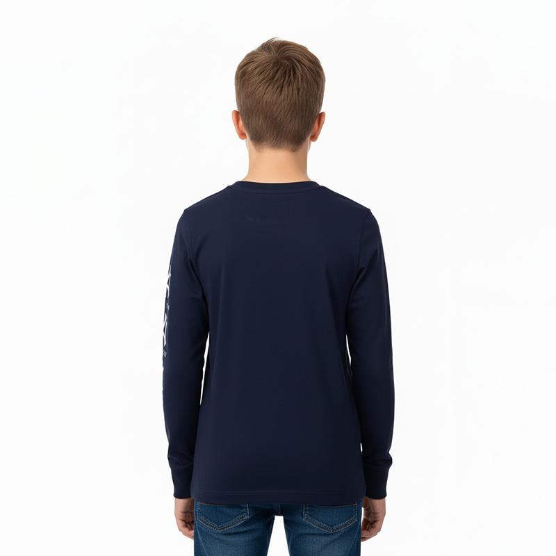 Nike X Mlb New York Yankees Logo Buchstaben Print Rundhals Pullover Lässiges Langarm Sweatshirt Kinder Sweatshirt Marineblau 3Z3B7NMBZ-NYY