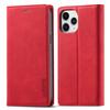 For iPhone 13 Pro Max LC.IMEEKE Strong Magnetic PU + Matte TPU Horizontal Flip Leather Case with Holder & Card Slots & Wallet