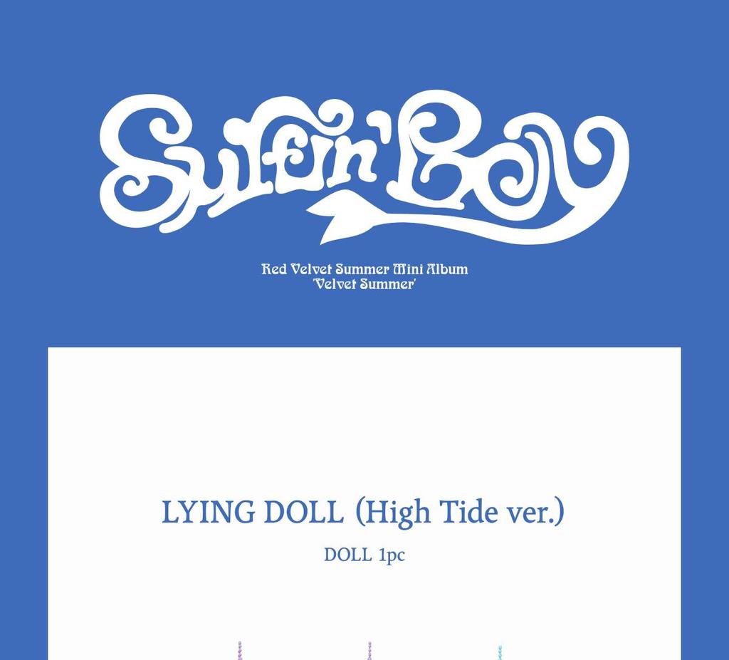 Red Velvet (RV) [Velvet Summer] OFFICIAL MD (LYING DOLL - HIGH TIDE Ver.)