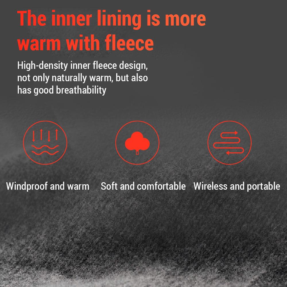 Electric Heated Gloves Waterproof Winter Gloves with 3 Heating Levels for Outdoor Sports